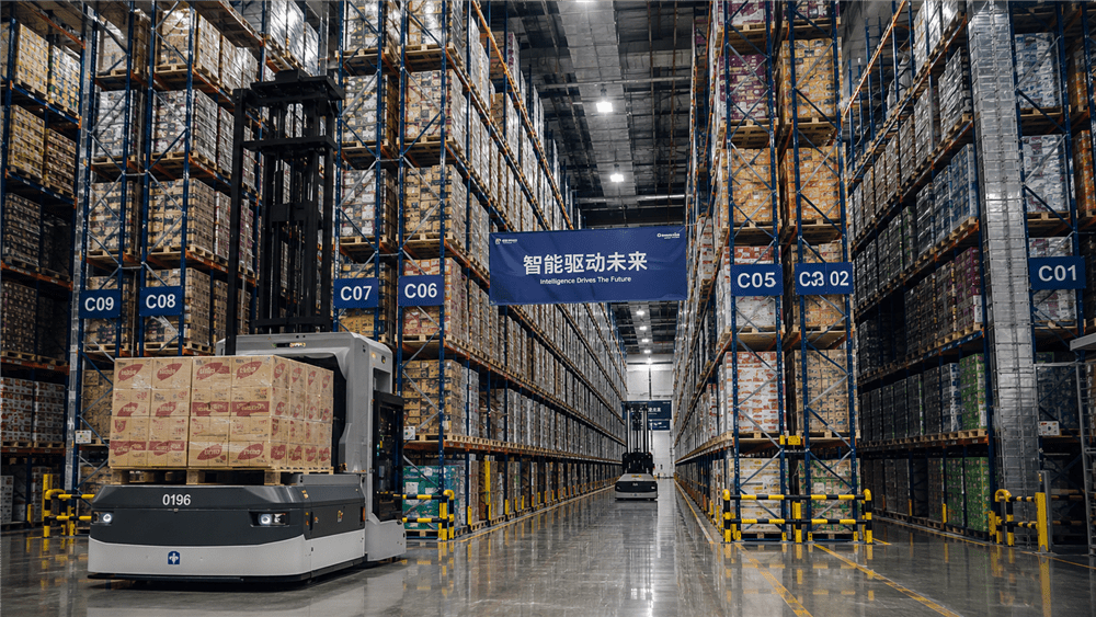 食品仓储子母摆渡车解决方案案例（高周转率·高卫生标准·高密度存储）