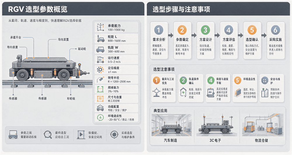 RGV选型指南 RGV选型指南