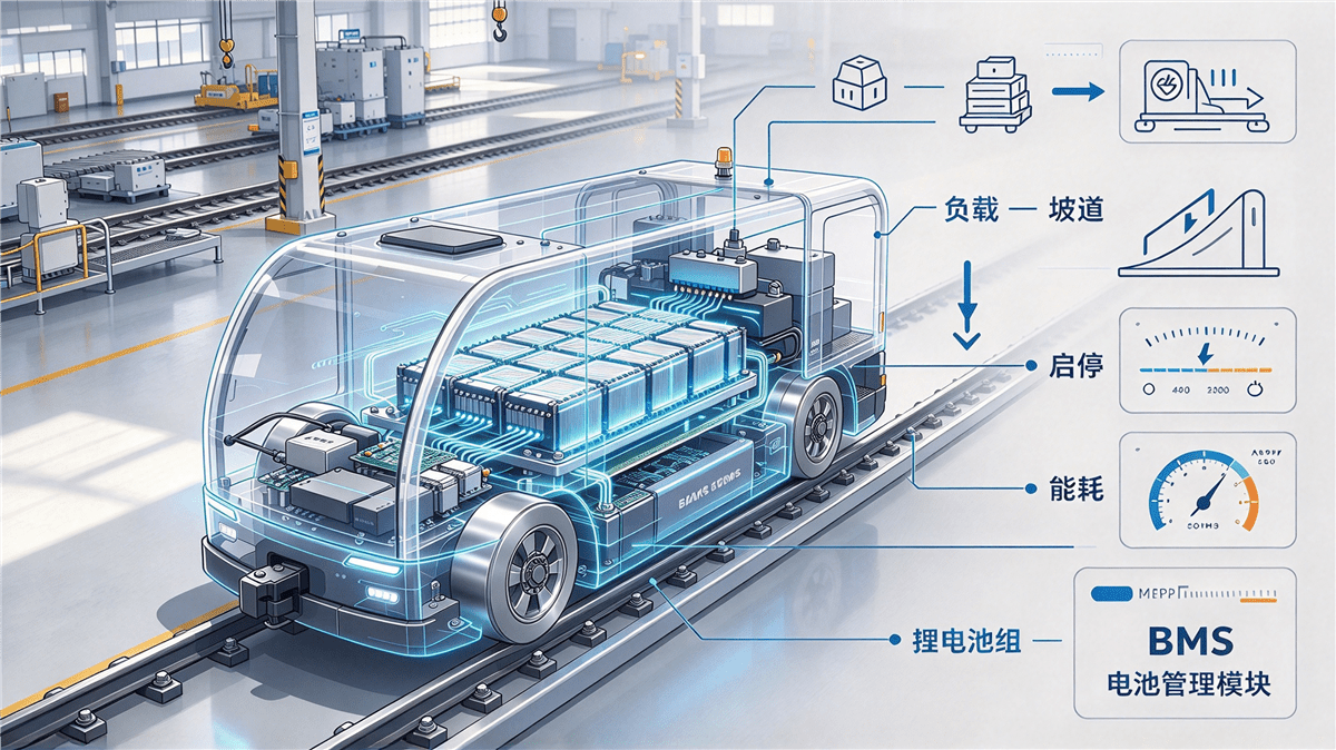 轨道牵引车结构示意图